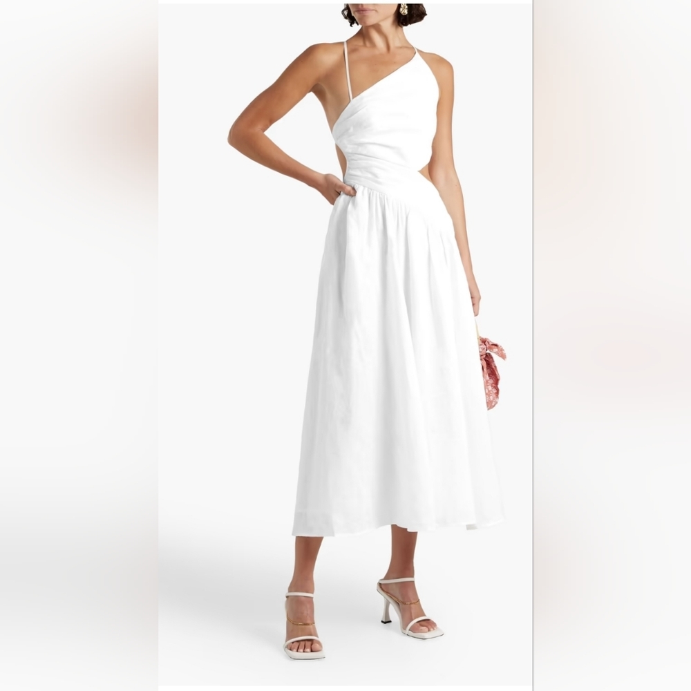 Zimmermann White Asymmetrical Dress